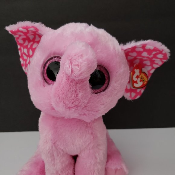 Ty Beanie Boos SUGAR the Pink Elephant (10 Inch) NEW MINT with TAGS Retired - Picture 2 of 12
